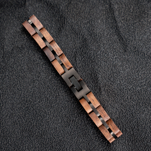 Bracelet <span class=keywords><strong>en</strong></span> acier inoxydable noir IP et noyer, 10 mm, gravé avec votre propre logo, tendance sur le marché europé<span class=keywords><strong>en</strong></span>, pour femmes - Product Image 2