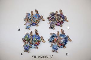 Hot-Selling <b>Large</b> Turtle Figurine with Small Turtle From the Tropical Ocean Series Knick-Knack for Home Decor - Product Image 4