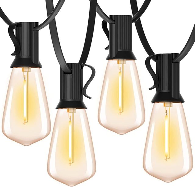 Customization Waterproof Long 100ft 200FT Outdoor Indoor Decoration Christmas Light Patio ST38 Bulb LED String Light