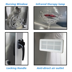 Petsproofng Chất lượng cao cảm ứng đầy đủ màn hình tùy chỉnh thú y icu lồng ấp ấm màu xanh hệ thống ánh sáng cho bệnh viện phòng khám - Product Image 4