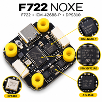 Contrôleur de vol JHEMCU F722 NOXE F722 pour drone FPV, boussole GPS, vidéo numérique HD OSD, 3S 6S Type C 6 UART Betaflight