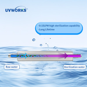 UVWORKS 15LPM UVC <span class=keywords><strong>LED</strong></span> sterilizzatore modulo di disinfezione per 12V 24V DC <span class=keywords><strong>IP68</strong></span> depuratore di acqua potabile erogatore di acqua RO sistema - Product Image 3