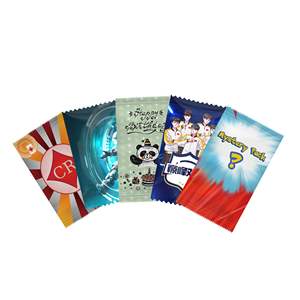 Sac d'emballage triangulaire scellé pour cartes de jeu personnalisées, imprimé en gravure, imperméable, effet holographique, dos scellé - Product Image 3