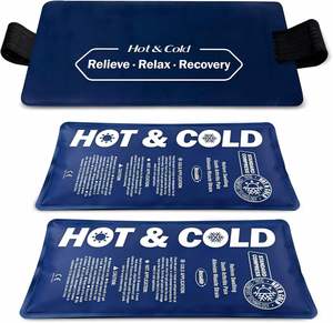 Reusable Class II Injury Ice <b>Pack</b> (3-piece Set) Gel Hot/Cold Elastic Ice <b>Pack</b> for Cold Compression Muscle Pain Stress Relief - Product Image 1