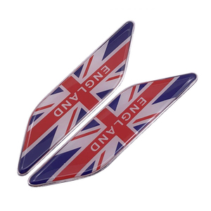 JDMotorsport88 - Juego de 2 Pegatinas Universales para Guardabarros de Coche con Emblema de la Bandera Italiana en Aluminio - Product Image 6