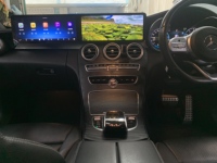 Lecteur multimédia Android à double écran 12,3 pouces pour Mercedes Benz GLC Classe C 2015-2024 NTG 5.0/5.5/6.0 Autoradio GPS CarPlay