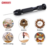 10 en 1 Mini ensemble de perceuse à main manuelle Micro bricolage travail du bois et fabrication de bijoux Support OEM personnalisé