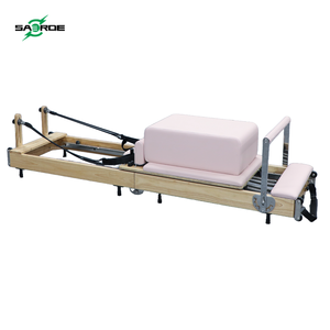 เก้าอี้ออกกำลังกายพับได้ทำจากไม้โอ๊ค ทนทาน พกพาสะดวก สำหรับการฝึกพิลาทิสและออกกำลังกายทั่วร่างกาย ดีไซน์พับเก็บได้ - Product Image 1