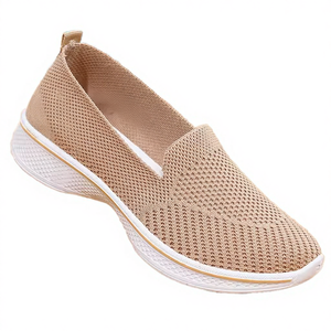 <b>Flying</b> Weaver Running Shoes Slip-On Closure Breathable Light Pedal Mesh Summer Women's Foreign Trade Manufacturers - Product Image 3