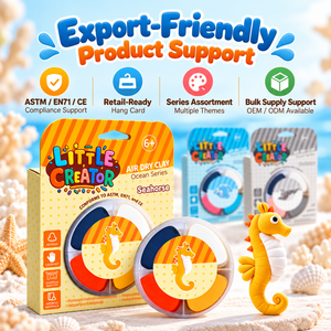 Kit de Arcilla Personalizado Serie Océano: Surtido Mixto, Desarrollo Temático y Empaque OEM para Compradores Mayoristas y Minoristas - Product Image 5