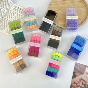 6 шт., эластичные бесшовные резинки для волос - Product Image 1