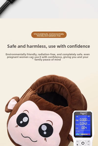 Scaldapiedi Elettrico Intelligente con Tappetino Riscaldante in Peluche e <span class=keywords><strong>Telecomando</strong></span> per Regolazione della Temperatura, Ideale per Casa e Ufficio in Inverno - Product Image 2