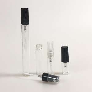 Flacons de parfum vides transparents 2ml 3ml 5ml 10ml, petits flacons pulvérisateurs en verre pour échantillons, pack d'essai, mini flacons jetables en vrac - Product Image 2