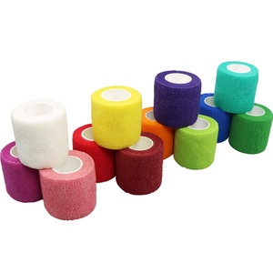 Không dệt màu thể thao đàn hồi dính băng băng dính băng - Product Image 1