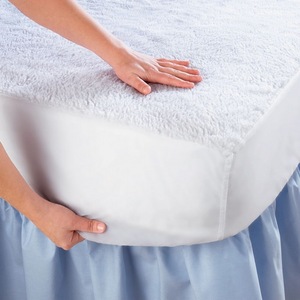 Cheap 80% cotton 20% polyester <strong>terry</strong> <strong>towel</strong> mattress protector <strong>fitted</strong> <strong>sheet</strong> WXHEJ waterproof - Product Image 2