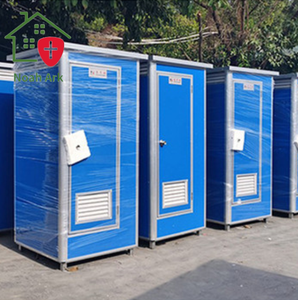 Toilettes publiques mobiles économiques à panneaux sandwich intégrés avec lavabo - Product Image 4