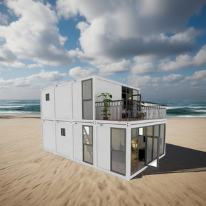 Casa Modular Plegable de 3 Dormitorios, Oficina Prefabricada, Casas Contenedor Prefabricadas, Casa Contenedor Pequeña y Plegable de Lujo - Product Image 1