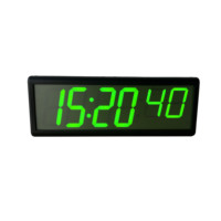 Relojes IP PoE de doble cara para Hospital, 4 "X 6 dígitos, reinicio automático de DST