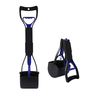 Bunnyhi SBQ001 - Recogedor de excrementos para mascotas, pala para recoger desechos, herramientas de limpieza para exteriores, recogedor de excrementos portátil con mango largo para perros - Product Image 3