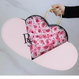 Навсегда сохраненные цветы розы вечная настоящая коробка в форме сердца на День святого Валентина и День Матери - Product Image 4