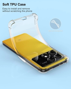 Coque de téléphone transparente en TPU Airbag pour <span class=keywords><strong>Xiaomi</strong></span> <span class=keywords><strong>Poco</strong></span> F6 C75 X6 X5 M6 F5 <span class=keywords><strong>F4</strong></span> <span class=keywords><strong>Pro</strong></span> <span class=keywords><strong>5G</strong></span> C65 C61 C55 C51 C50 C40 plus Housse en silicone antichoc - Product Image 4