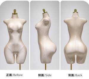 Diseño elegante modelo femenino moderno maniquí de medio cuerpo superior con cabeza - Product Image 5