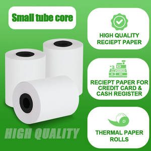 Rollo de Papel Térmico Premium 57x50 80x80 para Impresora POS, Caja <span class=keywords><strong>Registradora</strong></span>, Impresión Nítida, Resistente al Agua y a los Arañazos - Product Image 3
