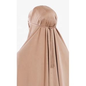 Robe <span class=keywords><strong>Hijab</strong></span> à capuche pour femmes musulmanes, vêtement de prière Jilbab Abaya Long Khimar Eid, ensemble <span class=keywords><strong>jupe</strong></span> Abayas, vêtements islamiques Burka - Product Image 2