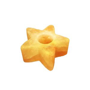 Porte-bougie sel étoile bougies chauffe-plat sel étoile-entreprises siennes - Product Image 5