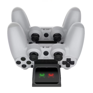 Phổ không dây điều khiển kép ghế sạc với đèn LED cho <span class=keywords><strong>PS4</strong></span>/Slim/Pro kép điều khiển nhúng ghế sạc - Product Image 4