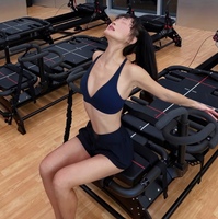 Sistem Kebugaran Pilates Reformer Komersial Tugas Berat 8 Pegas Tahanan, Harga Bersertifikat untuk Studio