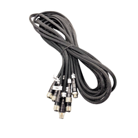 Faisceau de câbles personnalisé 5M LengtyAviation Plug M12 GX12 Étanche Mâle Femelle 4 5 6 7 8 Pin Connector Extension Cable Assembly
