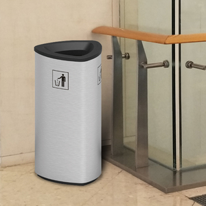 New arrivals khách sạn hiện đại tam giác rác Thùng rác có thể nắp màu đen riêng biệt chất thải Thùng - Product Image 3