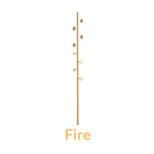 <span class=keywords><strong>Porte</strong></span>-<span class=keywords><strong>manteau</strong></span> sur pied portable en métal style crème, luxe léger, pour chambre et <span class=keywords><strong>vestiaire</strong></span>, avec rangement suspendu pour vêtements et sacs - Product Image 5