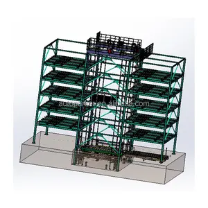 Système d'ascenseur de <span class=keywords><strong>garage</strong></span> vertical pour voitures, type de levage de stationnement à plusieurs niveaux, é<span class=keywords><strong>l</strong></span>évateur automatique intelligent haut de gamme, matériau en acier - Product Image 1