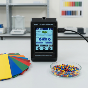 Espectrofotómetro portátil visible de 400-700nm, colorímetro digital, espectrómetro de mano para garantizar la consistencia del color en plásticos - Product Image 4