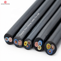 Kabel Tembaga Fleksibel Tugas Berat YC Berlapis Karet 450/750V Tahan Cuaca Inti Tahan Api