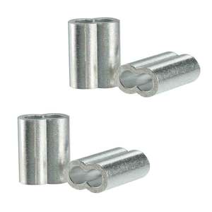 Металлические компрессионные муфты 1/4'' для стальных тросов: формируют стойкое соединение - Product Image 4