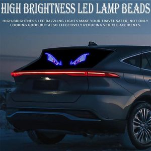 Luz Decorativa USB para el Parabrisas Trasero del Coche, Intermitente Dinámico, <span class=keywords><strong>Ojos</strong></span> de Diablo, <span class=keywords><strong>Ojos</strong></span> de <span class=keywords><strong>Demonio</strong></span> LED Universales para Coche - Product Image 3