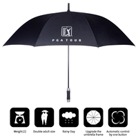 Parapluie de golf promotionnel de haute qualité et bon marché avec impression de logo pour la pluie et le soleil