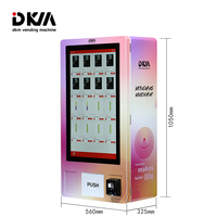 DKM salle de bain intérieure petit mini préservatif fentes distributeur boîte électronique d'affaires emballé préservatif distributeur automatique