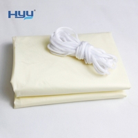 Voile d'ombrage imperméable 4x5m, couleur crème, résistante à la pluie, pour extérieur