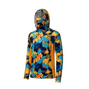 Custom Design Manufacturing Blank Upf 50+ Performance Fishing <b>Shirts</b> Hoodie <b>Face</b> Masks Upf 50 Fishing <b>Shirt</b> Custom logo - Product Image 1