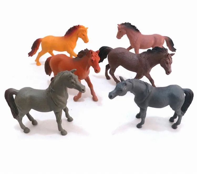 15CM miniature horse animal toy horse farm set for in bulk