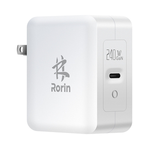 Chargeur rapide <span class=keywords><strong>USB</strong></span>-<span class=keywords><strong>C</strong></span> GaN 240W à port unique PD 3.1 QC PPS pour ordinateur portable (compatible MacBook Air, Dell, Asus) – Prise murale OEM USA - Product Image 1