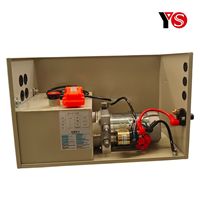 Unité hydraulique OEM DC12V/24V en alliage d'aluminium 16MPa, simple action, simple côté, pour camionnette à ailes volantes, certifiée CE