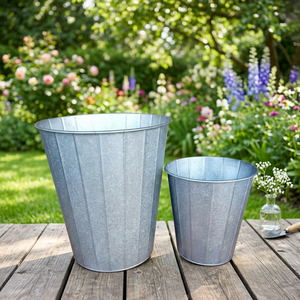Grand vase à fleurs de jardin en laiton massif antique, style américain, avec poignée en corde, design vert, trou de drainage, 10L - Product Image 1