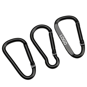 Karabinerclip-Hoch leistungs karabiner D Ringform, Schlüssel anhänger <span class=keywords><strong>Clip</strong></span> Haken, Schlüssel bund <span class=keywords><strong>Clip</strong></span>, Mehrzweck für Camping, Wandern - Product Image 1