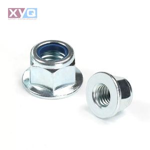 Tuercas de seguridad hexagonales con inserto no metálico DIN1663, tuercas hexagonales de bloqueo para bridas, suministro inmediato M6 M8 M10 M12 M16 M20 Grado 4.8/5.8 - Product Image 2