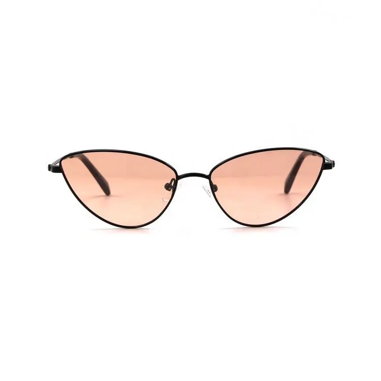 2022 New Famous Brand Designer Metal Cat Eyes Fashion Polarized Luxury Sunglasses For Women
